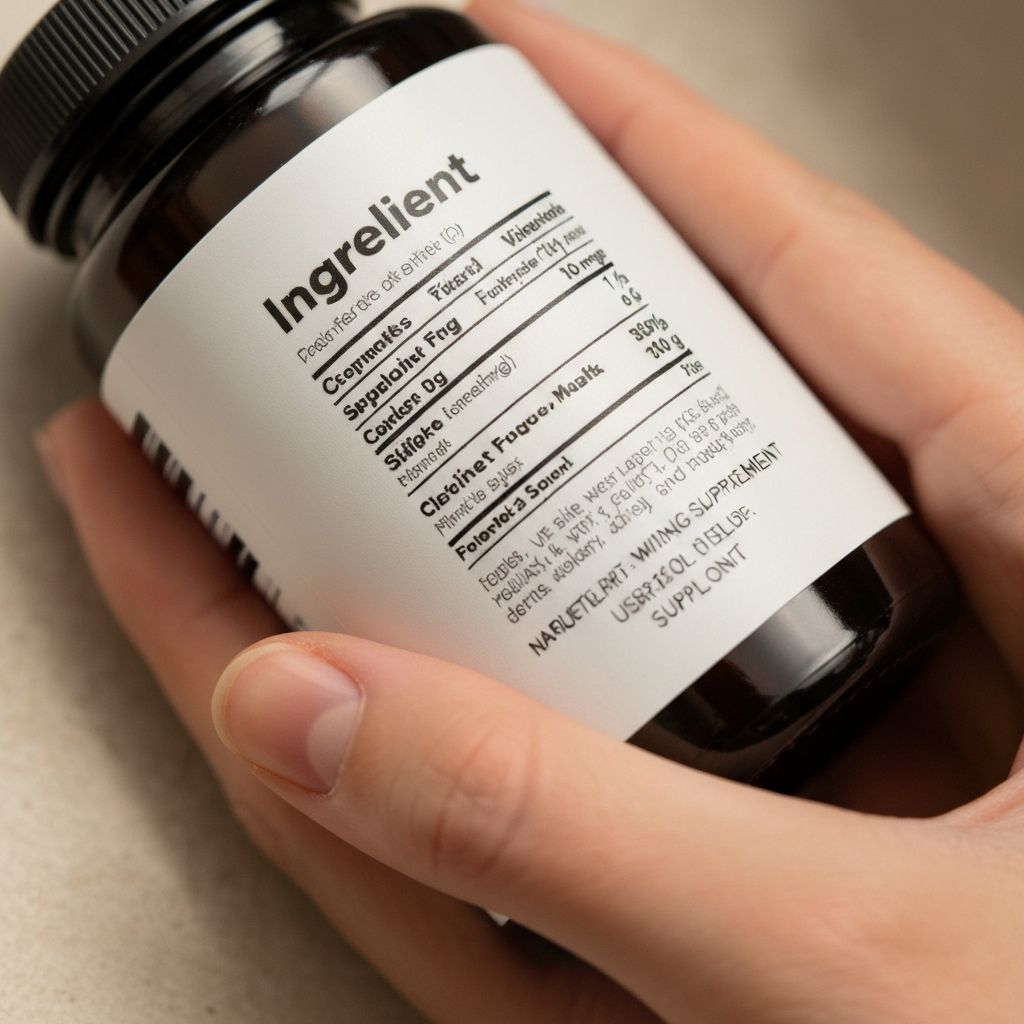 Reading supplement labels